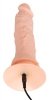 Elastyczne wibrujące dildo na przyssawce 21,5 cm